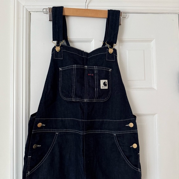 Carhartt WIP Bib Overalls - Dark Blue Denim - Picture 5 of 8